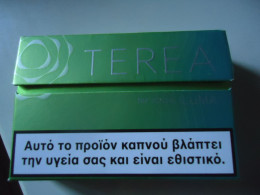 GREECE USED EMPTY CIGARETTES  HEATED TOBACCO TEREA - Tabaksdozen (leeg)