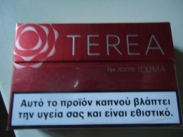 GREECE USED EMPTY CIGARETTES  HEATED TOBACCO TEREA - Contenitori Di Tabacco (vuoti)