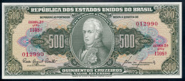 P 164d  500 Cruzeiros 1960 UNC NEUF Série 1108 N° 012990 - Brésil