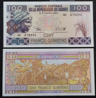 Guinea 100 Francs 2015 P.A47 UNC (B/1-55 - Guinée