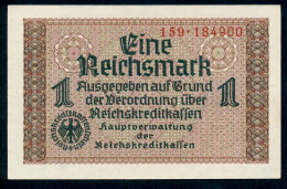 P-R136a  Ro551  ZWK-2a  1 Reichsmark 1939/44 ** UNC NEUF ** - Sonstige & Ohne Zuordnung