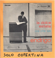 SOLO COPERTINA - 7" - SERGIO ENDRIGO - La Dolce Estate - EX  ITA - Sonstige & Ohne Zuordnung