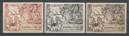 LAOS 1956 N° 30/32 ** Neufs MNH Superbes C 18.50 € Anniversaire De La Naissance Du Bouddha - Laos