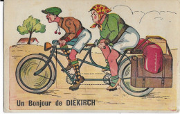 - 3302 - DIEKIRCH  Bonjour  ( Carte A Systeme Avec 10 Petites Vues 2 Scans ) - Diekirch