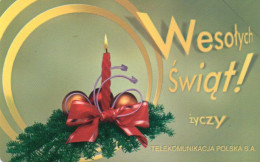 POLAND - MAGNETIC CARD - 644 - MERRY CHRISTMAS -  MINT - Poland