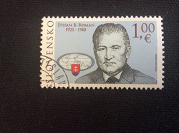 2021 SK Yvert 823 Oblitéré Centenaire De Stefan Roman Ingénieur Des Mines Au Canada - Used Stamps