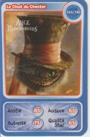 Carte Collector Disney/Pixar Auchan - "ALICE AU PAYS DES MERVEILLES". (Le Chat Du Chester) N° 165/180 - 2010. - Disney