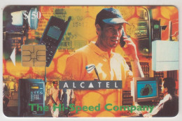 ZIMBABWE - Alcatel, Chip:Solaic - SO3 (Module 44), 100 Z$,Tirage 30,000, Used - Simbabwe