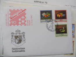 Fdc  Liechtenstein Belgica 90 - Lettres & Documents