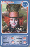 Carte Collector Disney/Pixar Auchan  "ALICE AU PAYS DES MERVEILLES". (Le Chgapelier Fou) N° 167/180 - 2010. - Disney