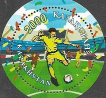 KAZAKHSTAN, 2022, MNH, FOOTBALL, WORLD CUP QATAR 2022, S/SHEET - 2022 – Qatar