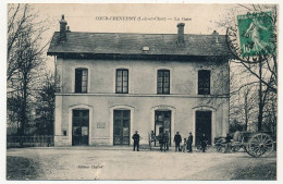 CPA - COUR-CHEVERNY (Loir Et Cher) - La Gare - Cheverny