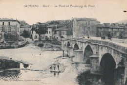 CPA 30  QUISSAC LE PONT  ET FAUBOURG DU PONT - Quissac