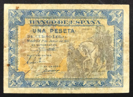 Spagna Spain 1 Pesetas 01 06 1940 KM#121 LOTTO 2176 - 1-2 Pesetas