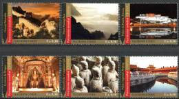 ONU Genève 2013 - Unesco - Patrimoine Mondial Chine - 6 Timbres Détachés De Carnet De Prestige ** - Unused Stamps