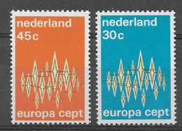 Nederland 1972.  Europa Mi 987-88  (**) - 1972