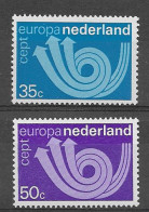 Nederland 1973.  Europa Mi 1011-12  (**) - 1973