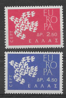 Grecia 1961.  Europa Mi 775-76  (**) - 1961