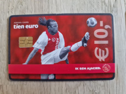 Stadion Card 10 Euro - Edgar Davids - 2008 - Ajax Amsterdam ArenA Card - The Netherlands - Tarjeta Carta Ajax Goal Alert - Autres & Non Classés