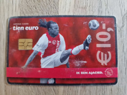 Stadion Card 10 Euro - Edgar Davids - 2008 - Ajax Amsterdam ArenA Card - The Netherlands - Tarjeta Carta Ajax Goal Alert - Autres & Non Classés
