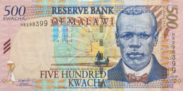 Malawi 500 Kwacha, P-48a  2001 UNC - Malawi