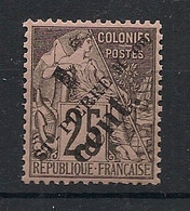 SPM - 1891-92 - N°Yv. 37 - Alphée Dubois 1c Sur 25c - Neuf GC** / MNH / Postfrisch - Neufs