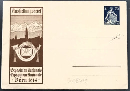 Svizzera/Switzerland/Suisse: Intero, Stationery, Entier, Esposizione Nazionale, "Berna 1914" - Other & Unclassified