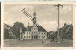 Rochlitz - Rathaus - Foto-Ansichtskarte - Verlag Trinks & Co. Leipzig 40er Jahre - Rochlitz