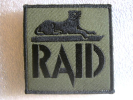 RARE ECUSSON P.N RAID EN B.V OPEX AFGHANISTAN SCRATCH AU DOS 80MM X 85MM - Polizei