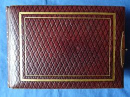 Album Photo Ancien, Vide, Pour Photo Carte De Visite, CDV  XIXe Siècle REF307 - Albumes & Colecciones