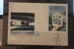 Deutschland 1991 Bob-WM Altenberg, Block 23, FDC - 1991-2000