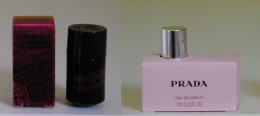 Port Gratuit - Lot De 2 Miniatures De Parfum Espagnole Prada Et Tous Parfums - Miniaturen Damendüfte (mit Verpackung)