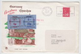 GB Strike Southampton Strike Mail, Cover To (Reposted) Germany - Guernesey