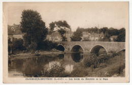 CPA - CANDE-SUR-BEUVRON (Loir Et Cher) - Les Bords Du Beuvron Et Le Pont - Autres & Non Classés