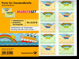 Folienblatt Bund Nr. 13 Grußmarke Schiff Regenbogen  Postfr. MNH Neuf ** - 2001-2010