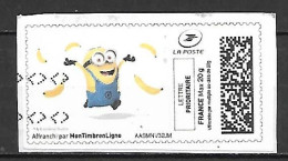 FRANCE    -   Vignette Illustrée.  Minion,  Oblitéré - Printable Stamps (Montimbrenligne)