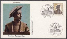 Action !! SALE !! 50 % OFF !! ⁕ Germany BERLIN 1967 ⁕ Bust Of A Young Man Mi.303 ⁕ FDC Cover - 1950-1970