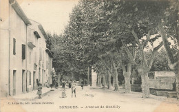 84 - SORGUES - AVENUE De GENTILLY Animée - Sorgues