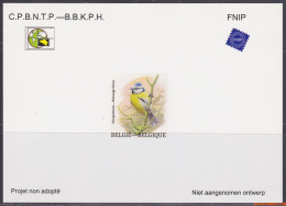 België 2015 - OBP:NA 32, Not Approved Design - XX - Antwerpfila 2015 Blue Tit - Niet-aangenomen Ontwerpen [NA]