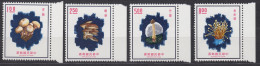 TAIWAN 1974 - Edible Fungi MNH** OG XF WITH MARGINS - Unused Stamps