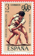 España. Spain. 1976. Lucha Canaria. Wrestling Canarian. Juegos Olimpicos. Olympic Games. Montreal. Canada - Worstelen