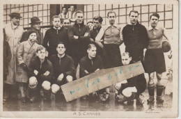 CANNES - A.S. Cannes Football ( Photo 9 Cm X 14 Cm ) - Cannes