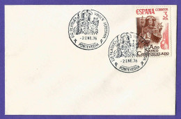 España. Spain. 1976. Matasello Especial. Special Postmark. Virgen Peregrina. Pontevedra - Frankeermachines (EMA)