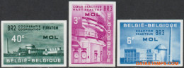 België 1961 - Mi:1255/1257, Yv:1195/1197, OBP:1195/1197, Stamp - □ - Euratom - 1961-1980