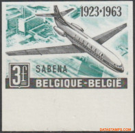 België 1963 - Mi:1319, Yv:1259, OBP:1259, Stamp - □ - Sabena - 1961-1980