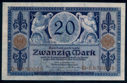 P63 Ro53 DEU-42. 20 Mark 4/11/1915 UNC NEUF - 20 Mark