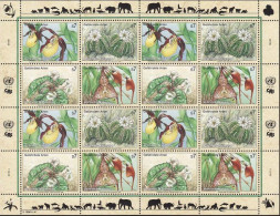 ONU  Viena 225/228 ** HB. 1996 Flora - Blocs-feuillets