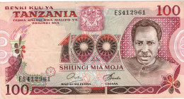 TANZANIE 100 SHILINGI F  ES 412961 - Tansania