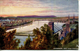 TUCKS OILETTE 7187 - INVERNESS - VIEW FROM CASTLE - Inverness-shire