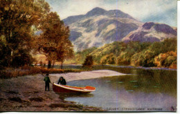 TUCKS OILETTE 6679 - THROUGH THE TROSSACHS - SILVER STRAND, LOCH KATRINE By HAYES - Perthshire